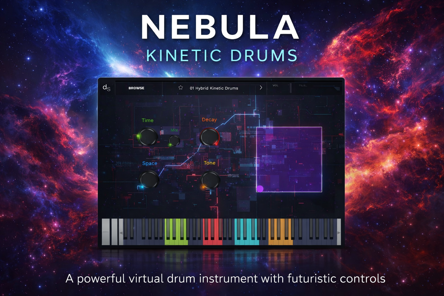 Nebula Drums interface view 1