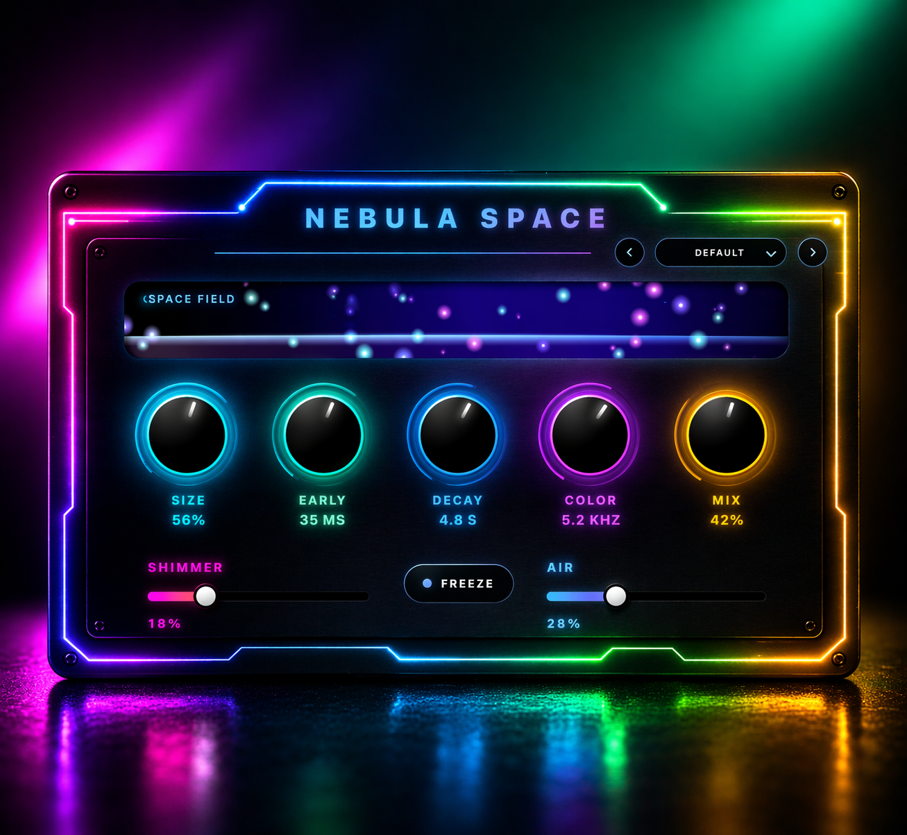 Nebula Space interface